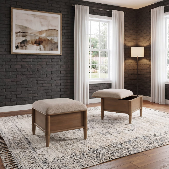Lennox Upholstered Storage Ottoman in Claystone-thumbmail-8