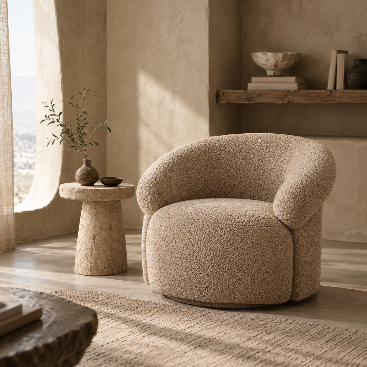 Mollis Upholstered Swivel Accent Chair-thumbmail-2