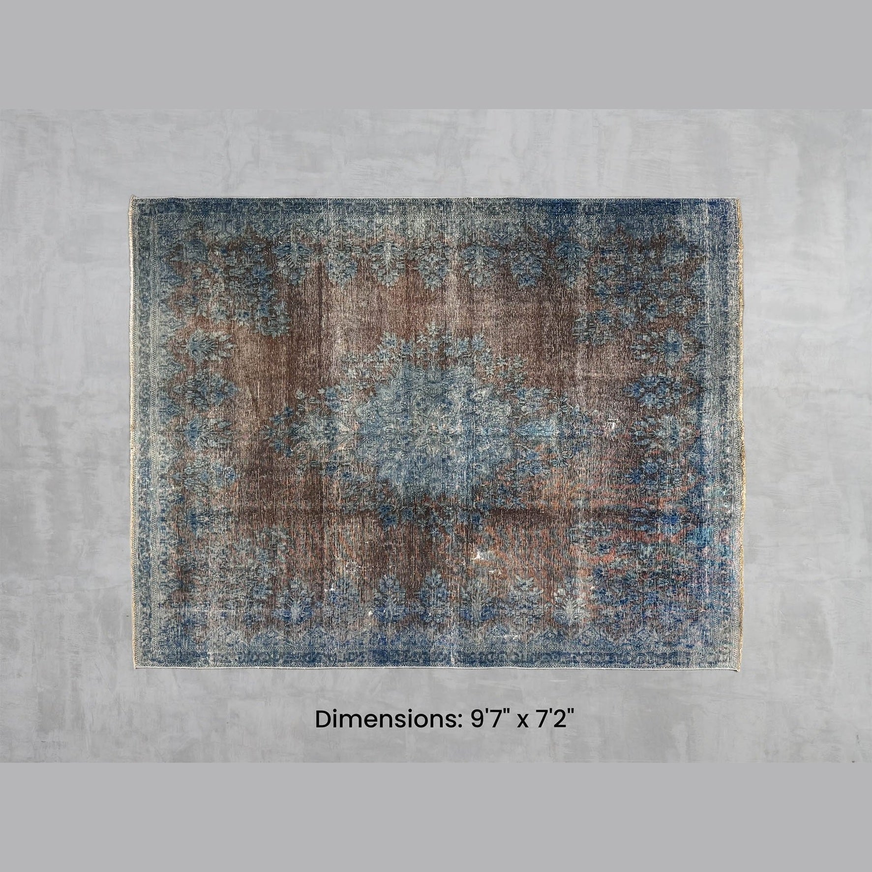 Namaste Rug - Blue/Brown 9'7" x 7'2"-thumbmail-1