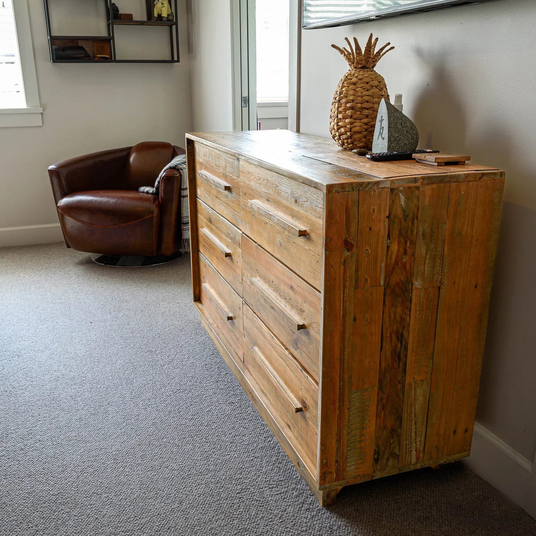 Nevada 6 Drawer Dresser - Dark Driftwood-thumbmail-8