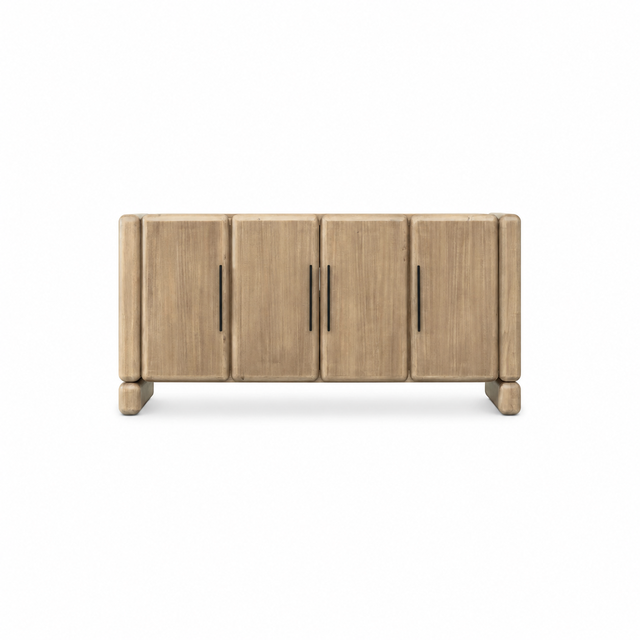 Nelly 4-Door Acacia Wood Sideboard — Lioness Finish