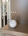 Neva Vase, White Marble