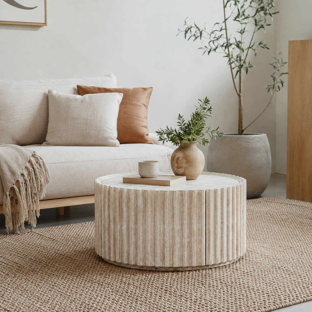Front view of the Oasis rectangular coffee table featuring a clear glass top and a minimalist metal frame