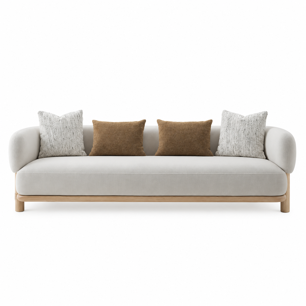 Odense 3-Seater Sofa with 4 Toss Pillows
