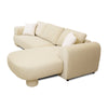 Sasha Sectional - Pale Lime Yellow