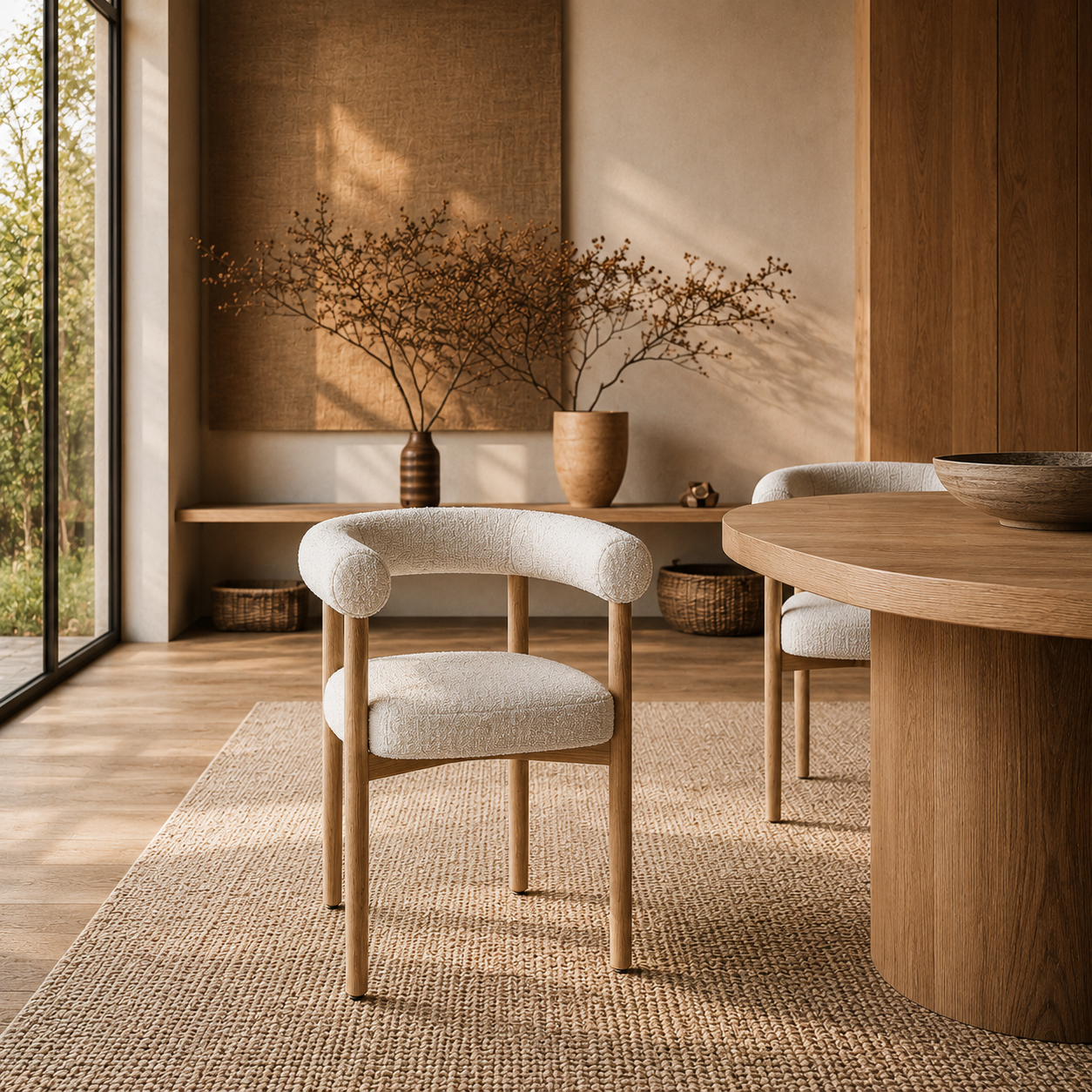 Oslo Dining Chair Cream-thumbmail-2