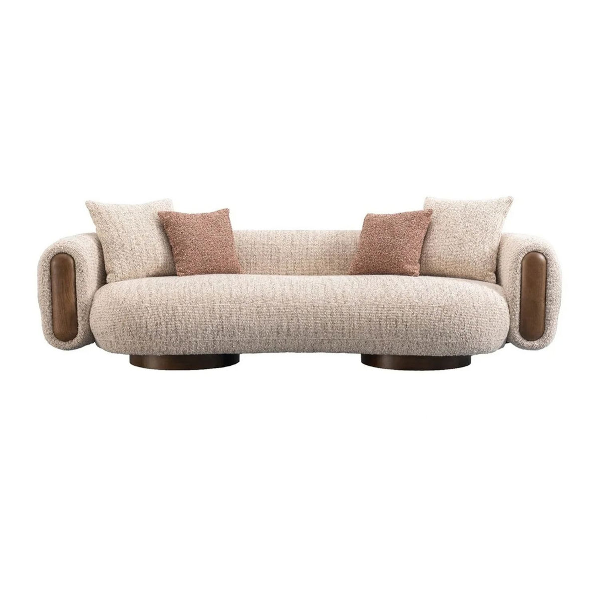 Ovolo 3-Seater Curved Sofa
