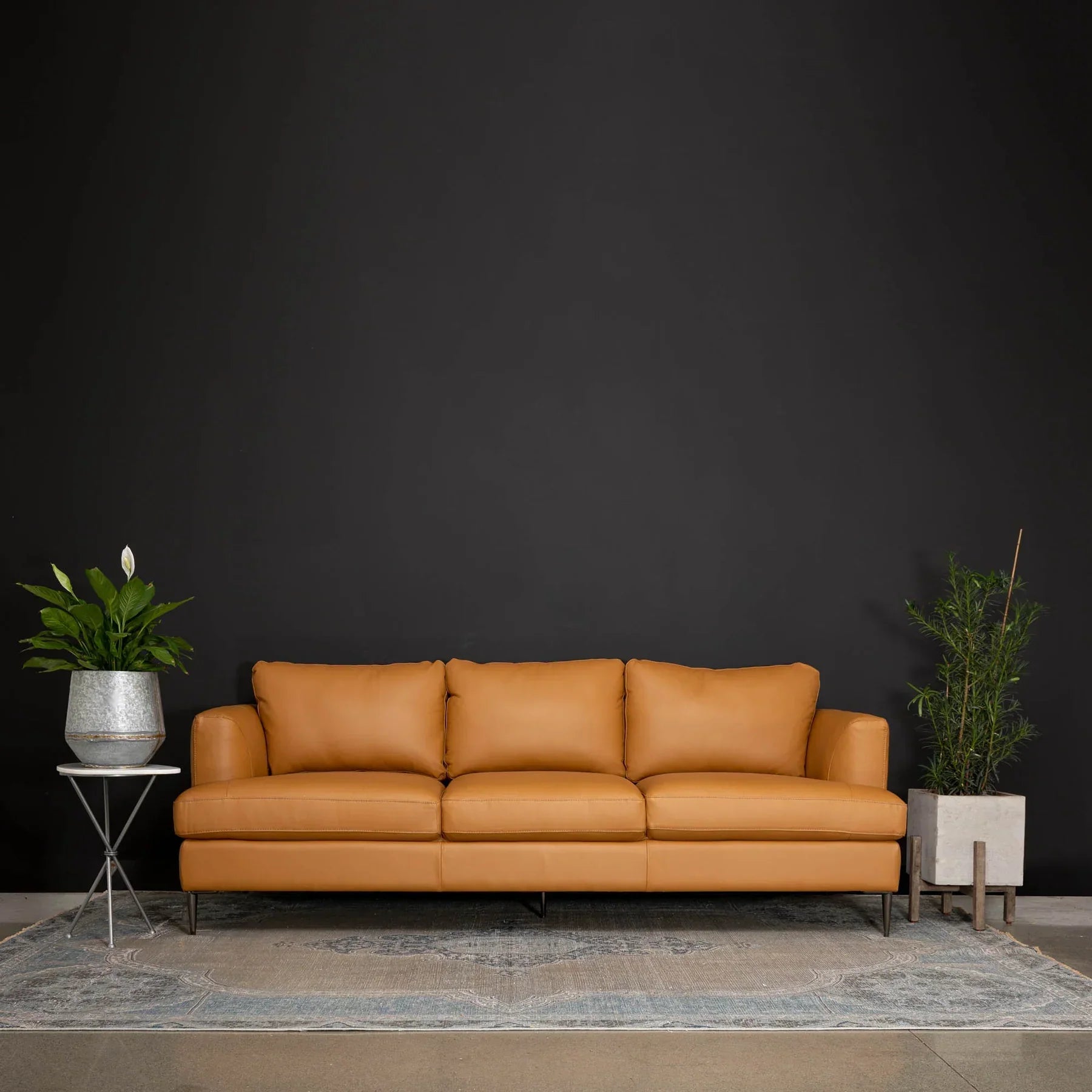 Patio Square Standing Pot - Natural Stone-thumbmail-2