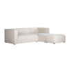 Premium Small Left Modular Sectional w/ Ottoman