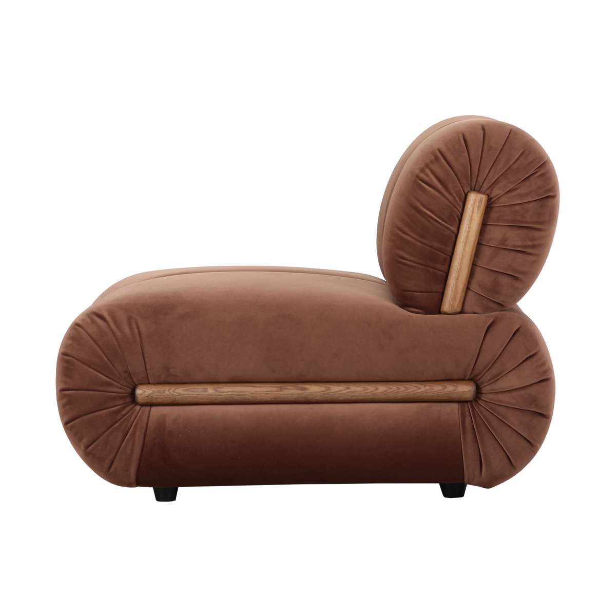 Roux Plush Lounge Accent Chair – Cognac Brown-thumbmail-6