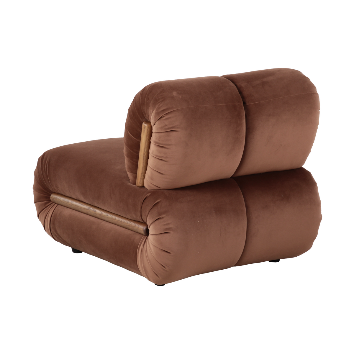 Roux Plush Lounge Accent Chair – Cognac Brown-thumbmail-7