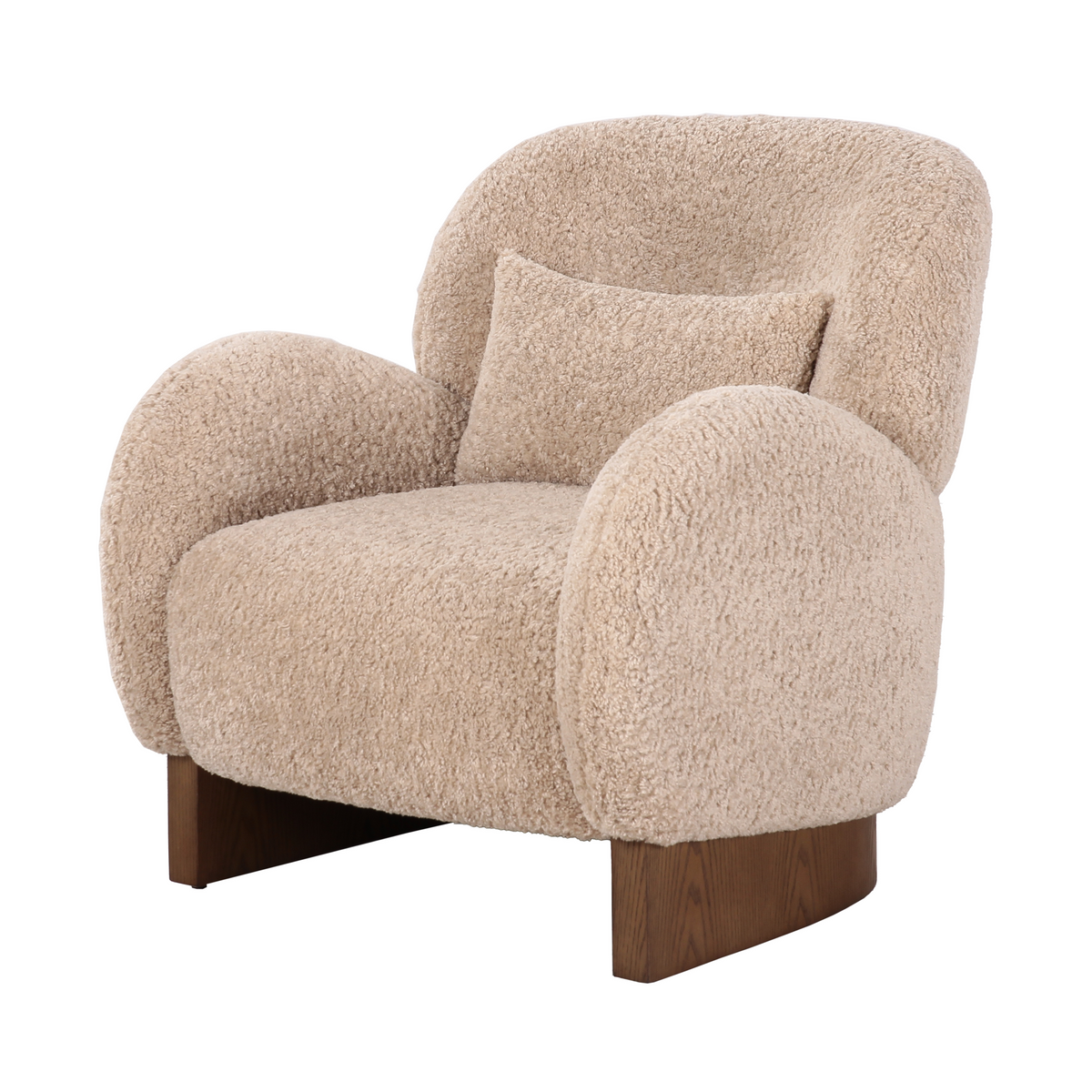 Arisa Sculptural Accent Chair – Warm Beige-thumbmail-3