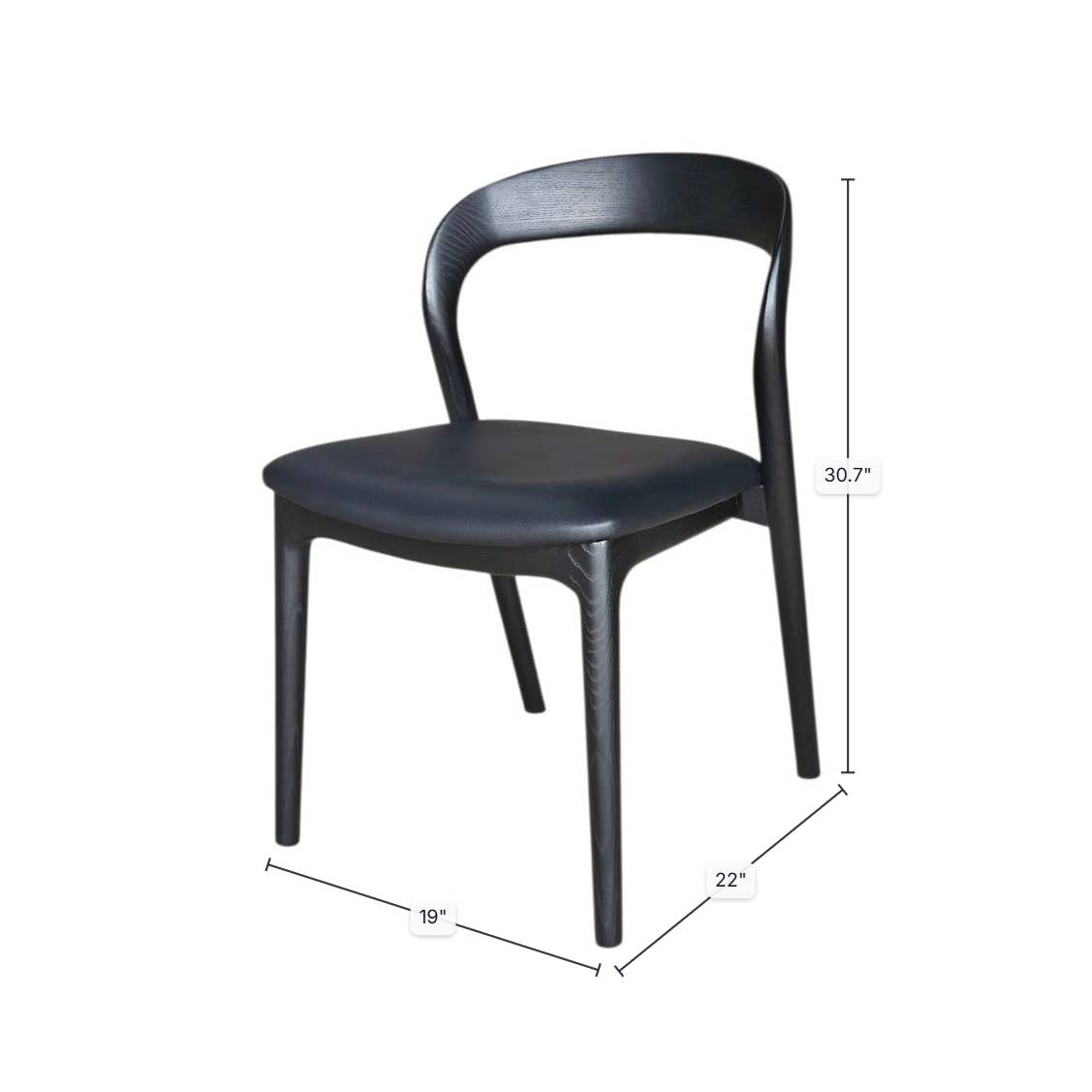 Rotondo Dining Chair - Natural Frame