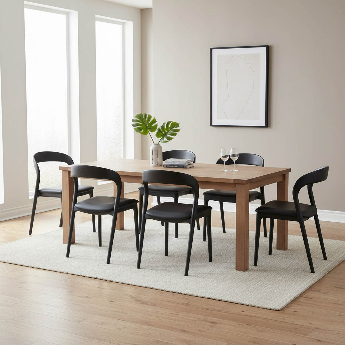 Rotondo Dining Chair - Natural Frame