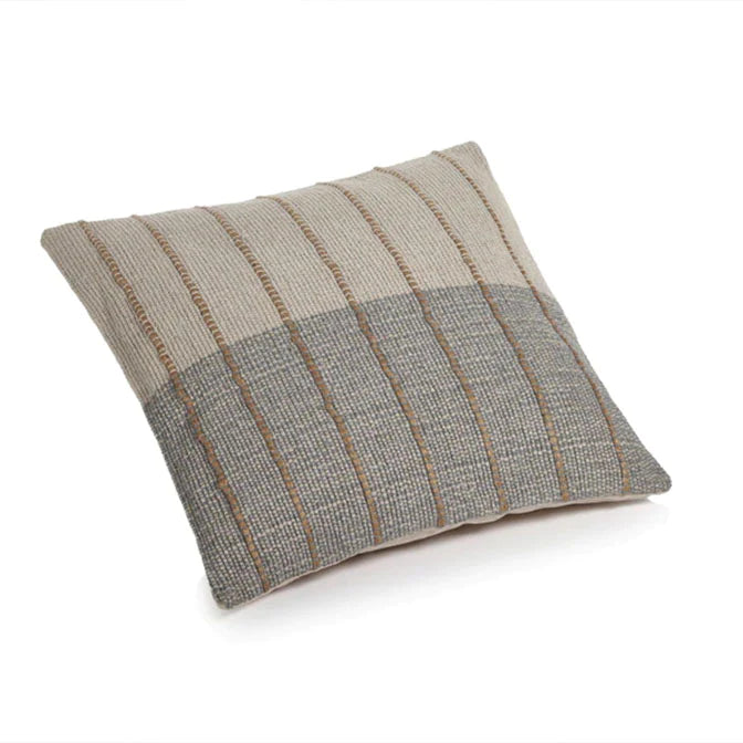 Malaga Cotton Stripe Throw Pillow