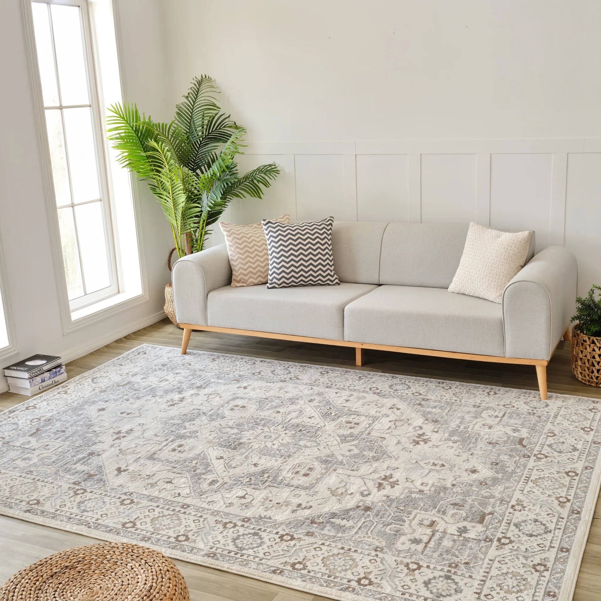 Nairobi Grey Medallion Rug – 5x8-thumbmail-6