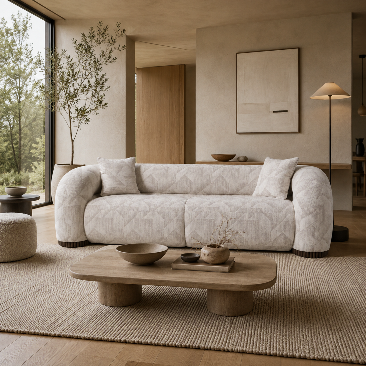 Rune Upholstered Sofa with Accent Pillows-thumbmail-2