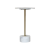 SELAH SIDE TABLE WITH MARBLE TOP & BASE
