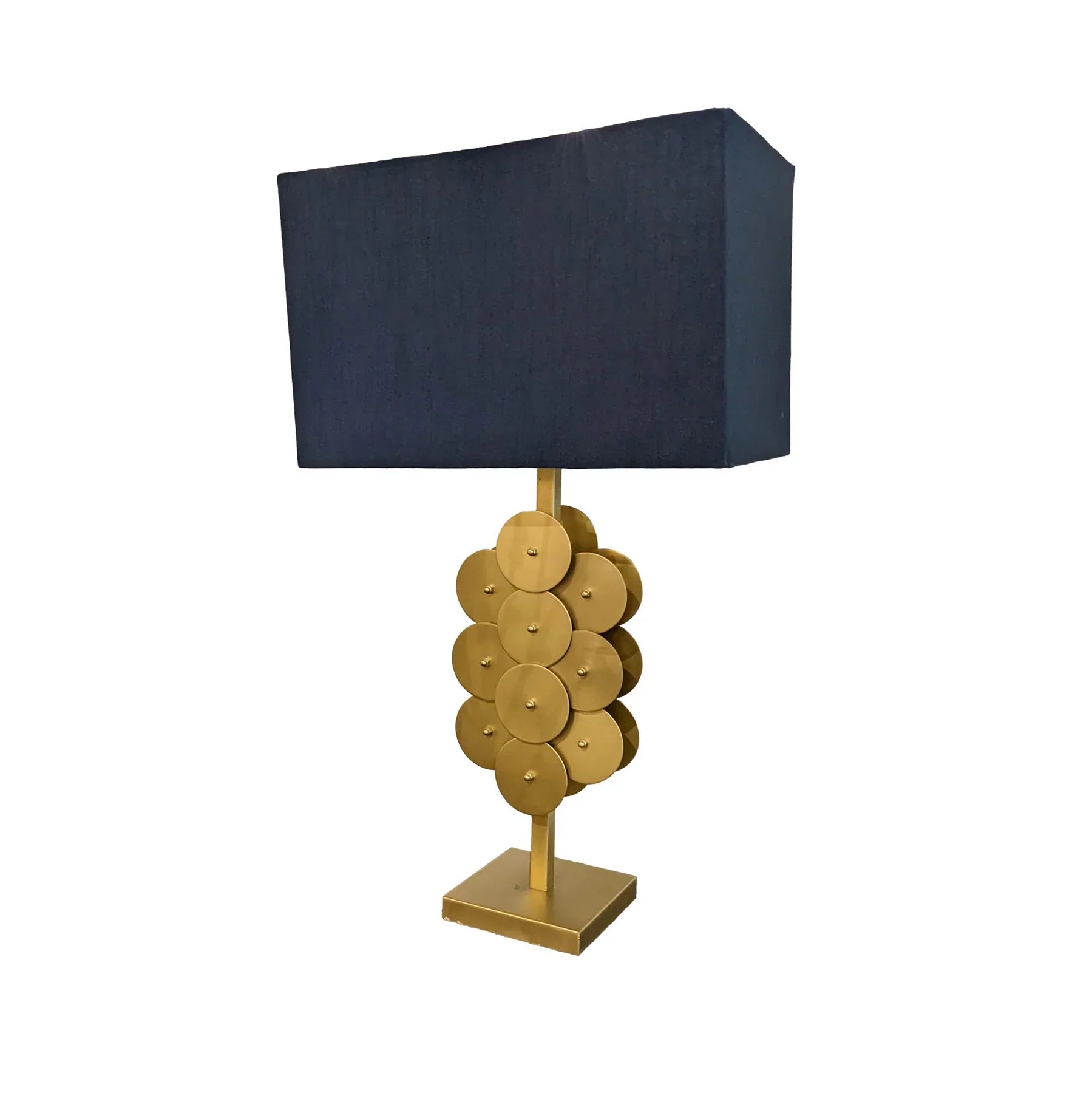Skye Brass Disc Lamp