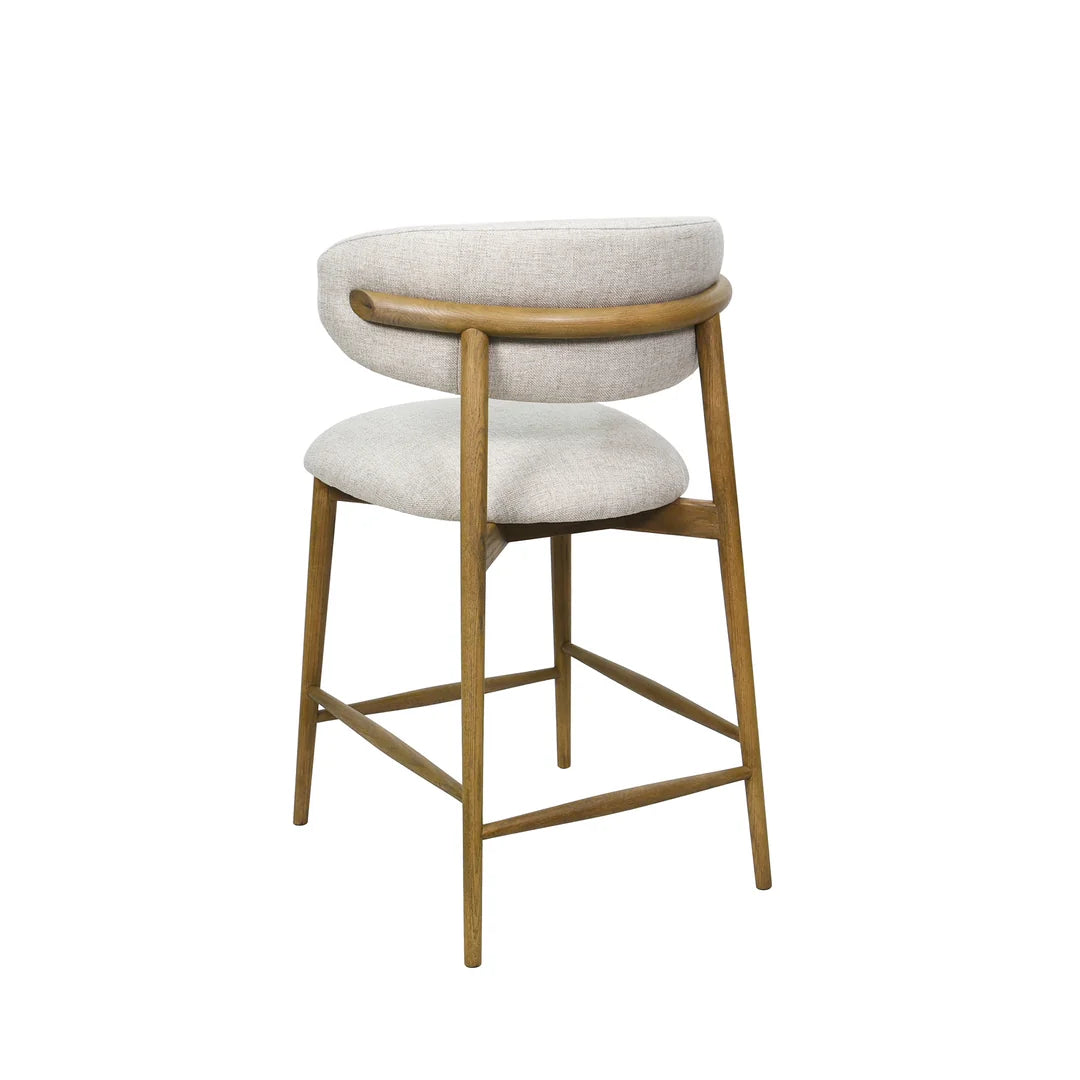 Milo Counter Stool - Vanilla Tweed (Limited Edition)-thumbmail-3