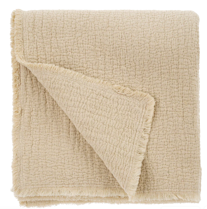 Malabar Throw Blanket Fog