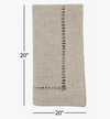 Hemstitched Border Napkin Taupe