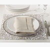 Hemstitched Border Napkin Taupe