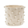 Felted Pom Pom Basket S