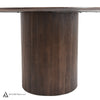 Catalina Solid Mango Wood Dining Table - Dark Brown