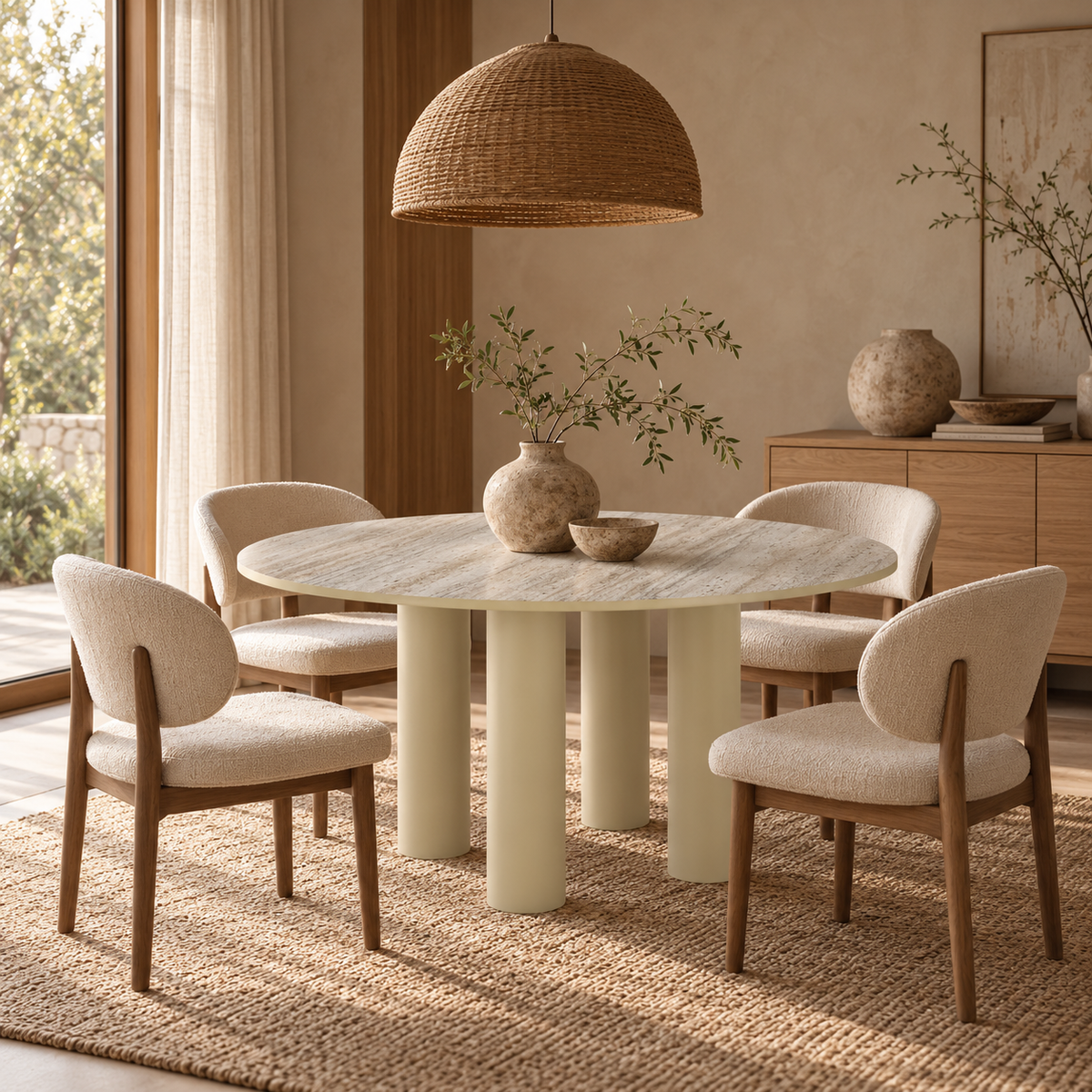 Tage Round Dining Table