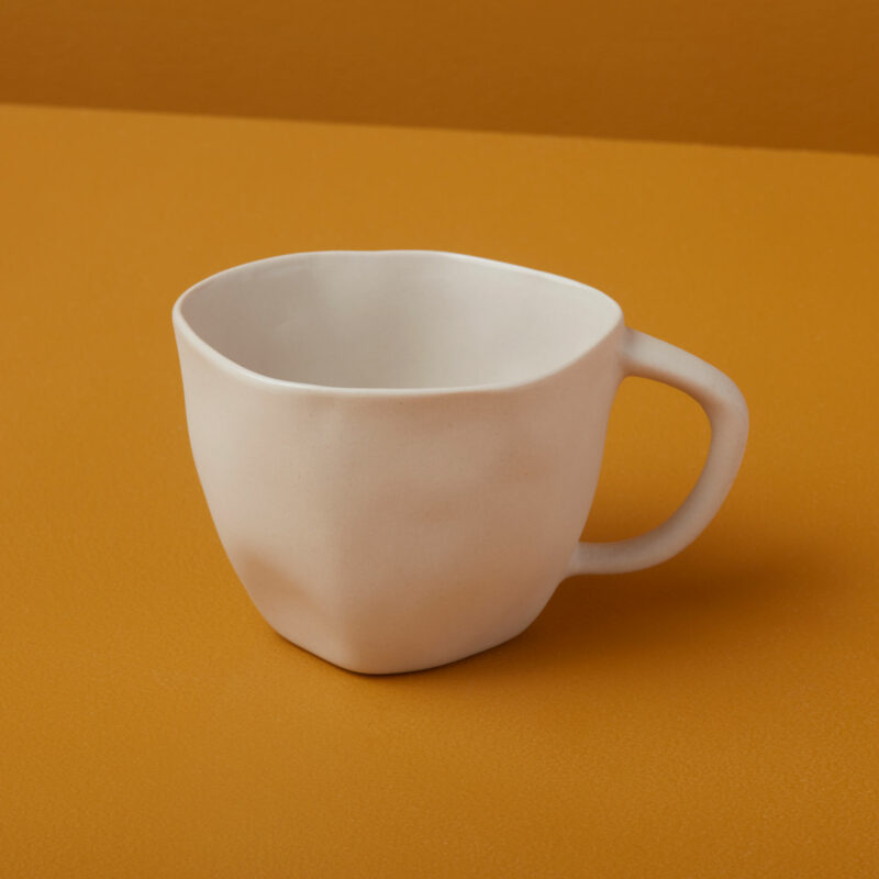 Tam Stoneware Cappuccino Cup - Pearl