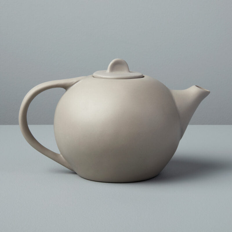 Tam Stoneware Tea Pot - Sterling