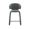Rounded silhouette, fully upholstered seat, and supportive curved back. The sturdy metal frame and plywood reinforcement ensure long-lasting durability, while the soft polyester fabric adds a beautifully textured finish.