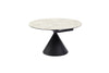 Tokyo Round Extendable Dining Table - Faux Marble