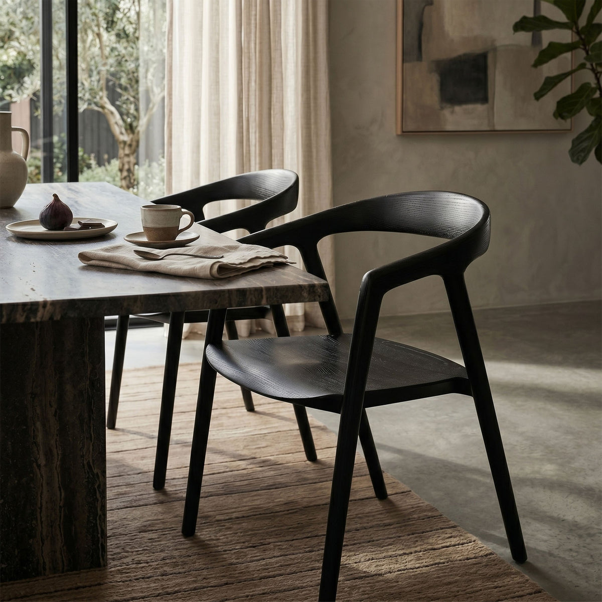 Vogue Dining Chair - Ebony Ash-thumbmail-3