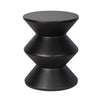 Concrete Inverted Side Table - Black