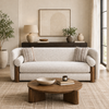 Veena Modern Upholstered Sofa with Pine Wood Frame