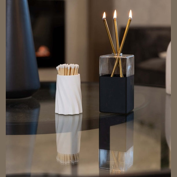 White Concrete Safety Match Set [x1]