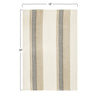 Woven Cotton Striped Tea Towels - Set of 3