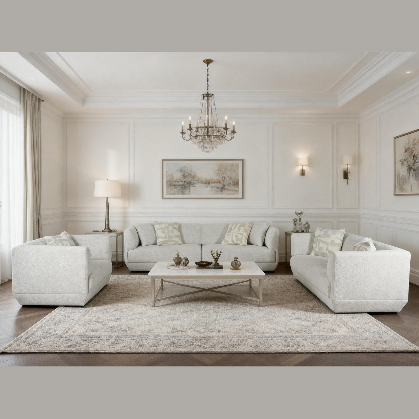 Karina Large Sofa – Beige