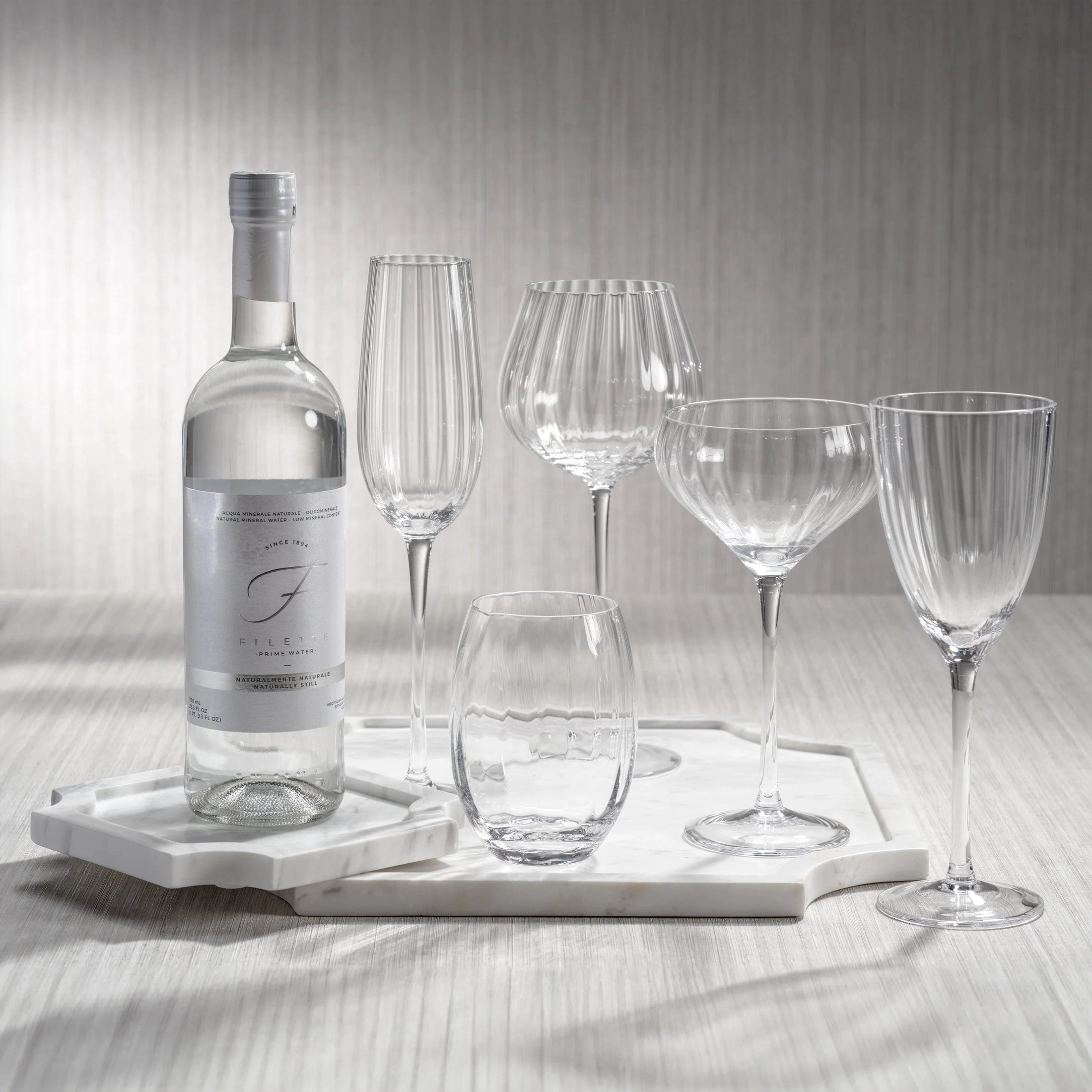 Madeleine Optic Glassware - Clear - Red Wine Glass-thumbmail-3