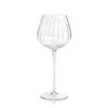 Madeleine Optic Glassware - Clear - Red Wine Glass