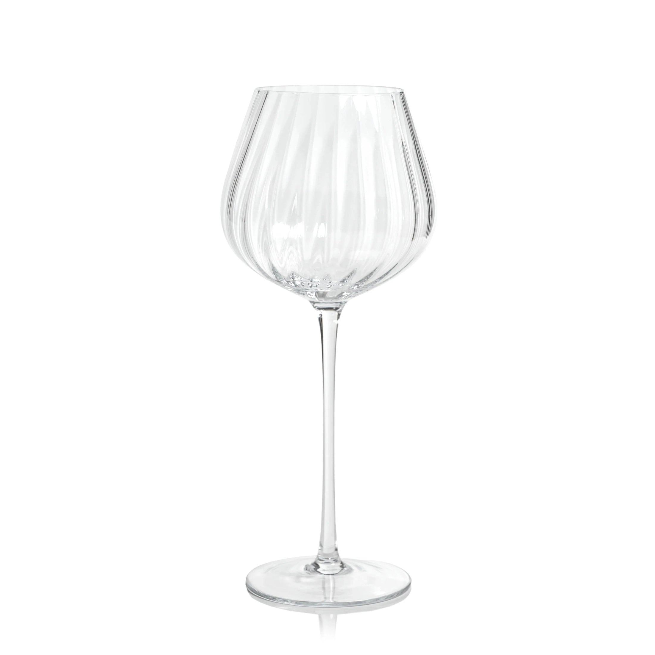 Madeleine Optic Glassware - Clear - Red Wine Glass-thumbmail-1