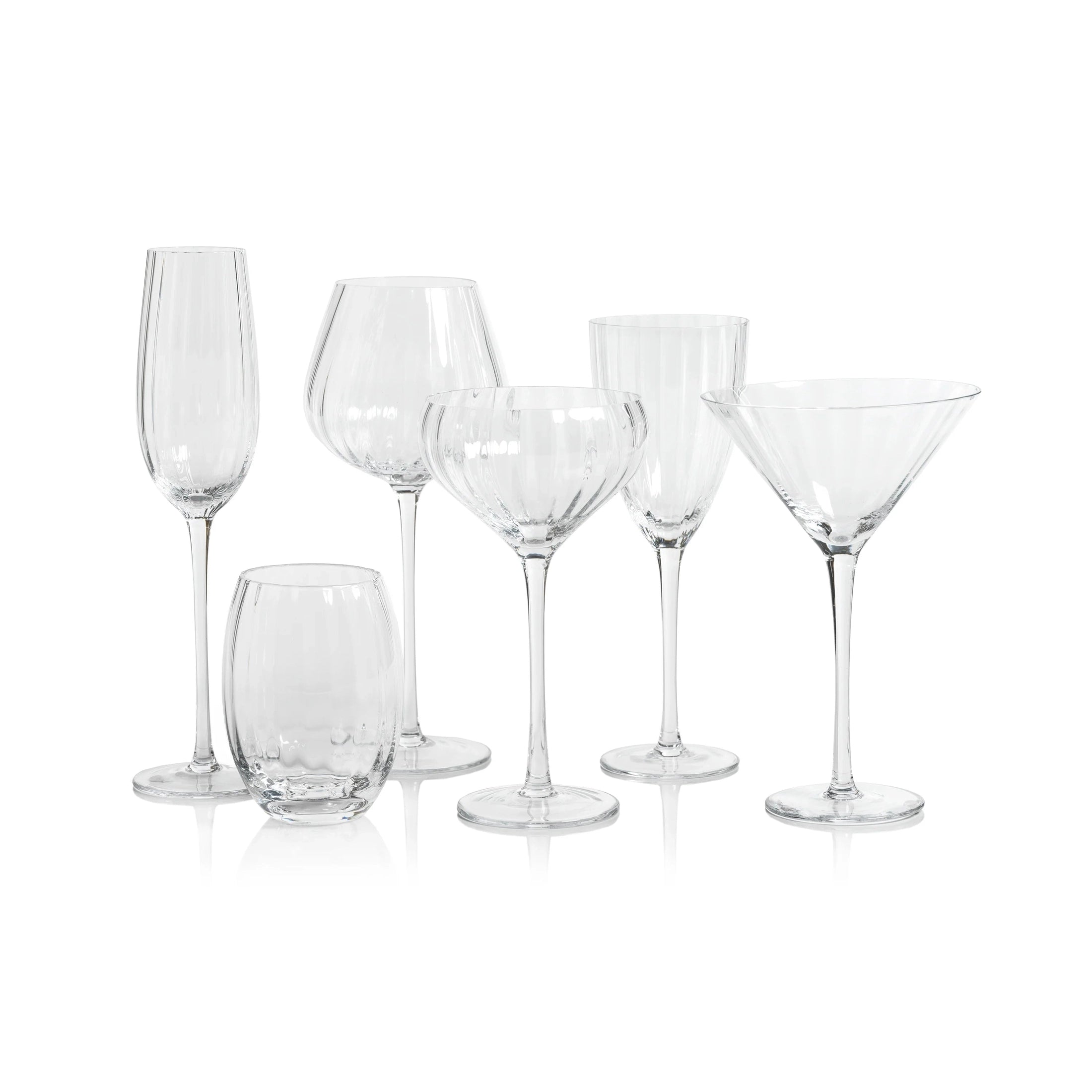 Madeleine Optic Glassware - Clear - Red Wine Glass-thumbmail-2