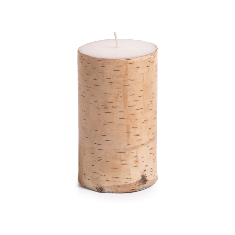 Birchwood Scented Pillar Candle