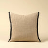 20x20 Selvage Linen Pillow, Charcoal