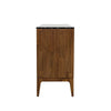 Rear view showcasing the solid structural assembly and the clean, uniform wood finish of the back panel