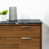 Real-home lifestyle shot showcasing the Allure dresser as part of a complete master bedroom suite