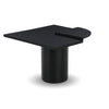 Perspective view of the Alter table in its partially extended square configuration showcasing its versatile design
