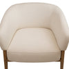 High-angle front view showcasing the spacious interior of the Annika wrap-around chair.